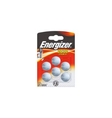 Batterie Energizer, Knopfzelle, CR2032, 3 Volt, Lithium