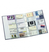 Prospekthüllen 100810539 für Visitenkarten, A4, glasklar glatt, oben offen, 