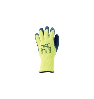 Arbeitshandschuhe ActivArmr, Naturgummilatex, blau/gelb, Größe 10 / XL