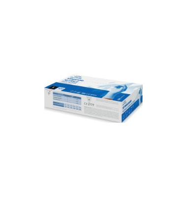 Einweghandschuhe AMABILIA PRO, Nitril, lebensmittelecht, blau, Größe 9 / L,