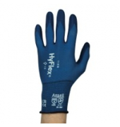 Arbeitshandschuhe HyFlex, Nitrilschaum, schwarz/grau, Größe 8 / M
