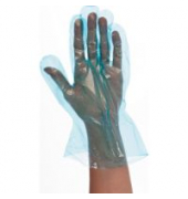 Einweghandschuhe Hygostar, Nitril, lebensmittelecht, blau, Größe 9 / L,