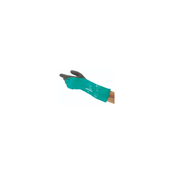 6 Stück Ansell Chemikalienschutzhandschuhe AlphaTec, Nitril, grau/grün, Größe 10 / XL 0076490464523 Ansell