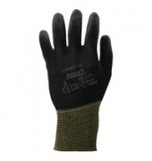 Arbeitshandschuhe HyFlex, Polyurethan, schwarz, Größe 9 / L