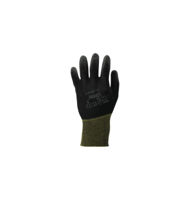 Arbeitshandschuhe HyFlex, Polyurethan, schwarz, Größe 9 / L