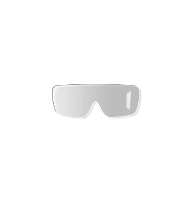 Ersatzscheibe uvex 9320255 für uvex Megasonic 9320264, Polycarbonat, klar Schutzbrillen-Ersatzscheibe Schutzbrillen-Ersatzscheib