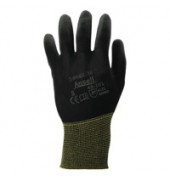 Arbeitshandschuhe HyFlex, Polyurethan, schwarz, Größe 10 / XL