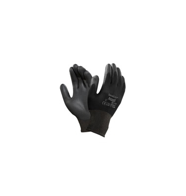 Arbeitshandschuhe HyFlex, Polyurethan, schwarz, Größe 11 / XXL
