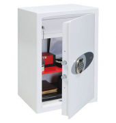 Tresor HS0674E VENUS 15 L 122kg signalweiß mit Elektronikschloss Stahl