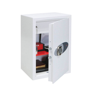 Tresor HS0674E VENUS 15 L 122kg signalweiß mit Elektronikschloss Stahl