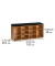 Schuhbank Loft 50731800 braun Holz 103,0 cm