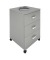 Tobila Rollcontainer grau 3 Auszüge 45,0 x 44,0 x 58,0 cm