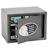 Tresor SS0802E Vela Home & Office 17 l 9kg graphitgrau mit Elektronikschloss Stahl