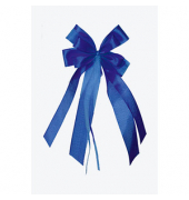 Geschenk-Schleifen mattiert blau