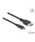 DeLOCK USB CDisplayPort 1.4 Kabel 8K 60 Hz 1,5 m schwarz