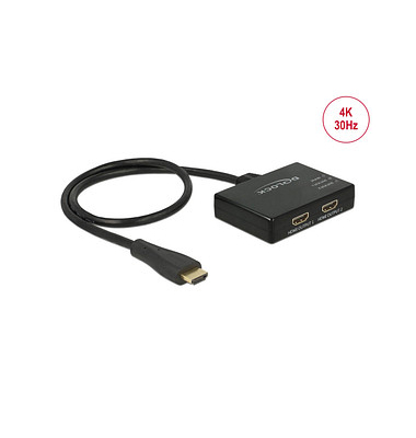DeLOCK HDMI, 4K 30 Hz Splitter