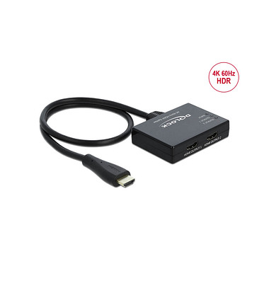 DeLOCK HDMI, 4K 60 Hz Splitter