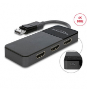 DeLOCK DisplayPort 1.4HDMI, MST, 4K 60 Hz Splitter