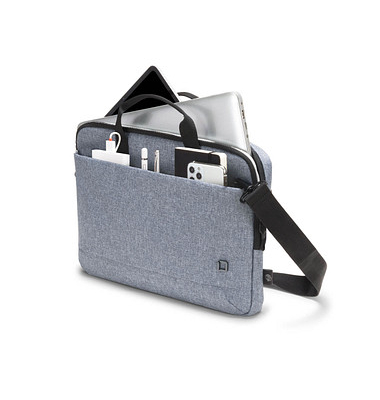 DICOTA Laptoptasche Slim Eco MOTION Kunstfaser blau D31869-RPET bis 33,8 cm (13,3 Zoll)