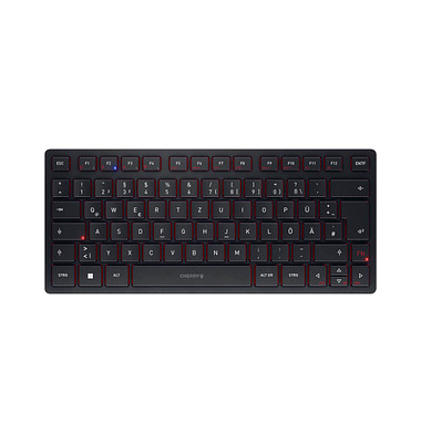 CHERRY KW 9200 MINI Tastatur kabellos schwarz