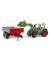 bruder Fendt Vario 211 mit Frontlader und Bordwandanhänger 02182 Spielzeugauto