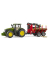 bruder John Deere 7R 350 mit Rückeanhänger und 4 Baumstämmen 03154 Spielzeugauto