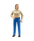 bruder bworld 60408 Frau mit hellem Hauttyp und blauer Hose Spielfigur