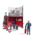 bruder bworld 62702 Feuerwehrstation mit Feuerwehrmann Spielfiguren-Set
