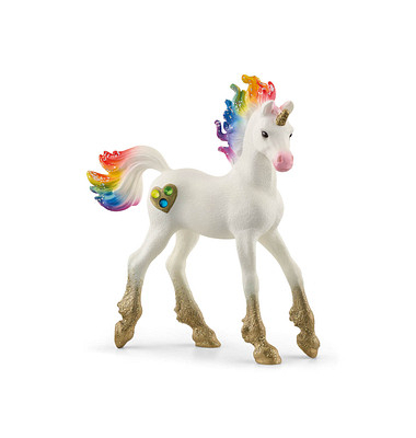 Schleich Bayala 70727 Regenbogeneinhorn, Fohlen Spielfigur Schleich Bayala 70727 Regenbogeneinhorn, Fohlen Spielfigur