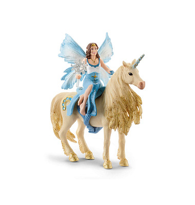 Schleich Bayala 42508 Eyelas Ausritt auf Goldeinhorn Spielfiguren-Set