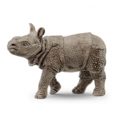 Schleich Wild Life 14860 Panzernashorn Baby Spielfigur