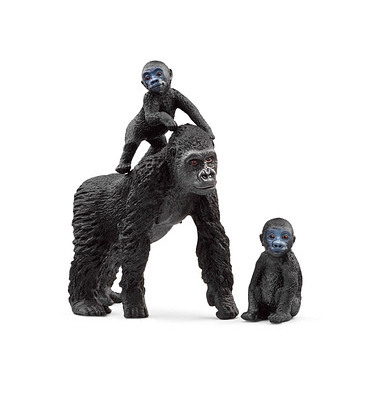 Schleich Wild Life 42601 Flachland Gorilla Familie Spielfiguren-Set Schleich Wild Life 42601 Flachland Gorilla Familie Spielfiguren-Set