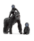 Schleich Wild Life 42601 Flachland Gorilla Familie Spielfiguren-Set