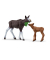 Schleich Wild Life 42603 Elchkuh mit Kalb Spielfiguren-Set