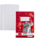 Schulheft 340075 x.book, Lineatur 7 / kariert, A5, 80g, rot, 32 Blatt / 64 Seiten