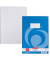 Schulheft 340257 x.book, Lineatur 25 / liniert mit weißem Rand, A4, 80g, blau, 32 Blatt / 64 Seiten