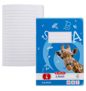 Schulheft 3320405 x.book, Lineatur 4 / liniert, A5, 80g, blau, 16 Blatt / 32 Seiten