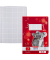 Schulheft 3320702 x.book, Lineatur 7 / kariert, A5, 80g, rot, 16 Blatt / 32 Seiten