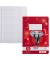 Schulheft 3321007 x.book, Lineatur 10 / kariert mit weißem Rand, A5, 80g, rot, 16 Blatt / 32 Seiten