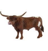Schleich Farm World 13866 Texas Longhorn Bulle Spielfigur
