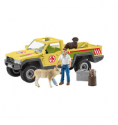 Schleich Farm World 42503 Tierarztbesuch auf dem Bauernhof Spielfiguren-Set