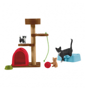 Schleich Farm World 42501 Spielspaß für niedliche Katzen Spielfiguren-Set