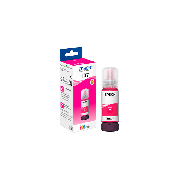 8715946712413 - C13T09B340 Original Tintenbehälter 107 EcoTank Magenta 70ml (C13T09C34A) - Epson
