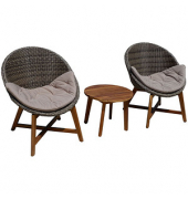 Garden Pleasure Sitzgruppe Reno grau