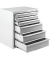 ADB MAMMUT Schubladenschrank lichtgrau 6 Schubladen 70,0 x 43,5 x 75,0 cm