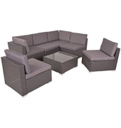 Garden Pleasure Loungegruppe Sansibar braun