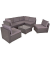 Garden Pleasure Loungegruppe Sansibar braun