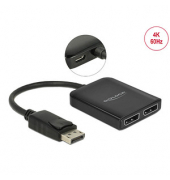 DeLOCK DisplayPort 1.4, MST, 4K 60 Hz Splitter