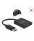 DeLOCK DisplayPort 1.4, MST, 4K 60 Hz Splitter