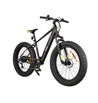 Jeep MHFR 7100 Hardtail FAT Mountain E-Bike schwarz, 374,4 Wh